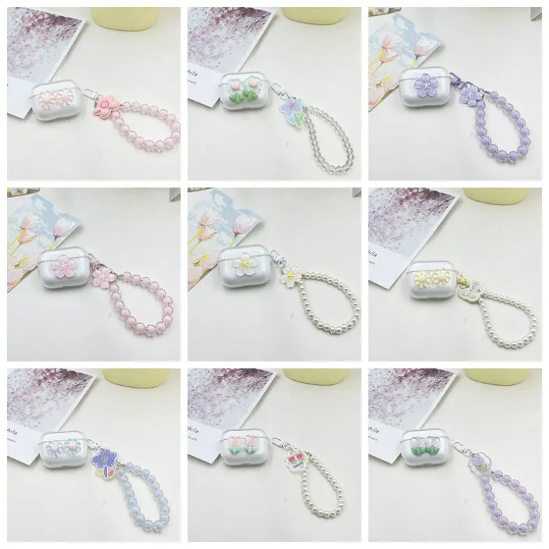 Beats Headphone Powerbeats Pro - flower keychain case For Beats Fit