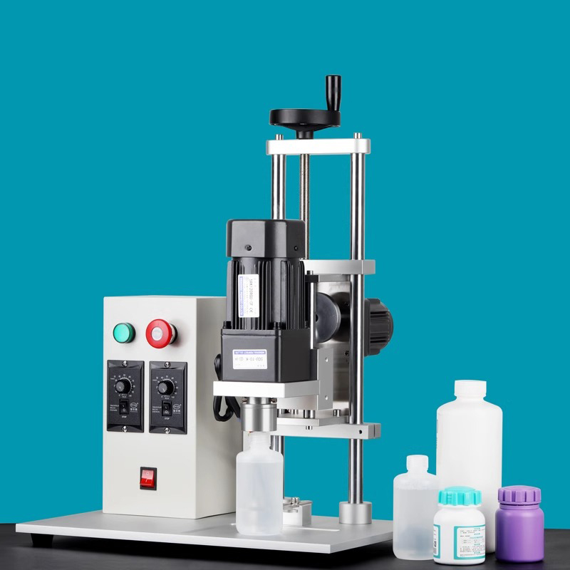Juice Bottle Dropper - Tabletop Semi-automatic Bottle Capping Machine For