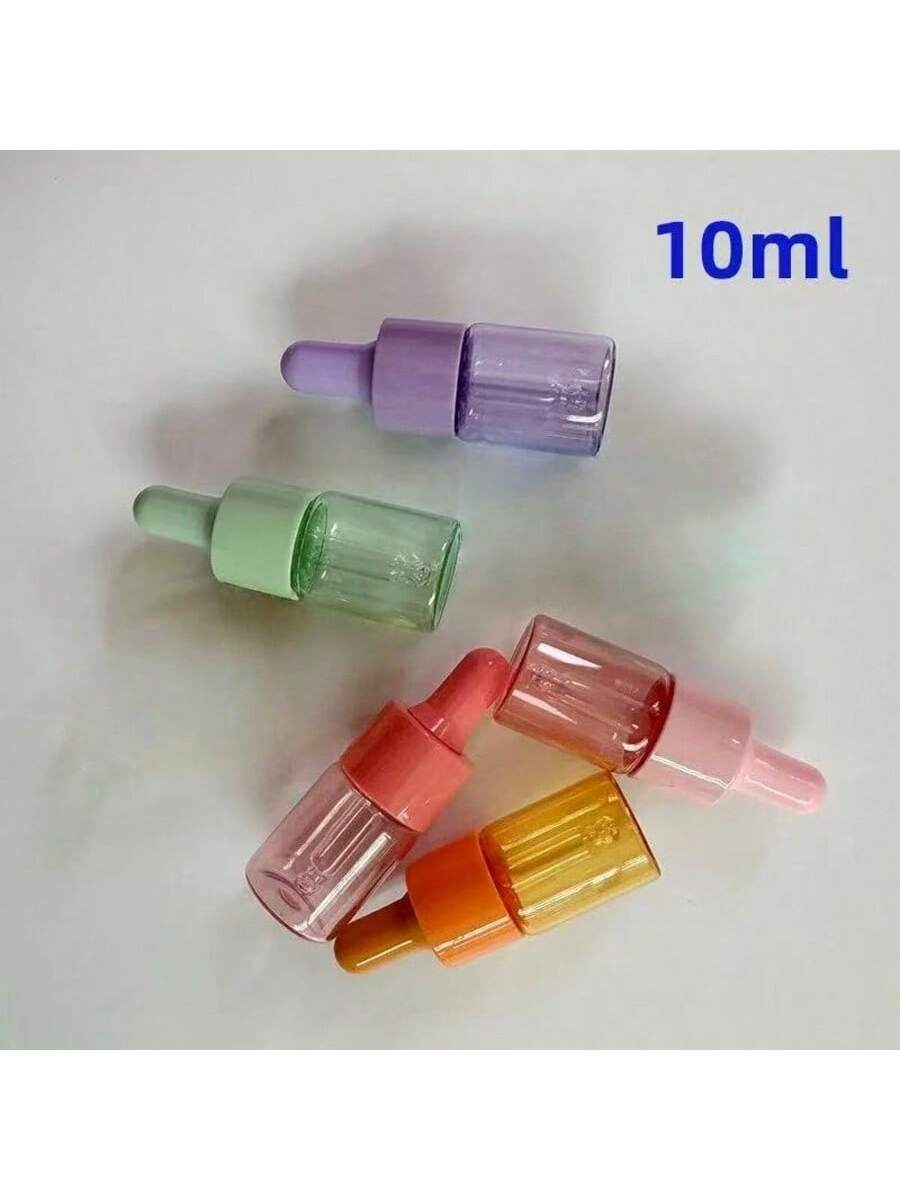 5 Pcs 5ml 10ml Colored Glass D - Juice Bottle Dropper 评论和价格