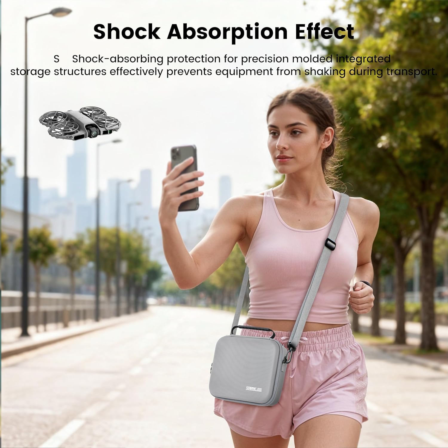 STARTRC Neo 2 Portable PU Shou - Battery Case Storage 评论和价格