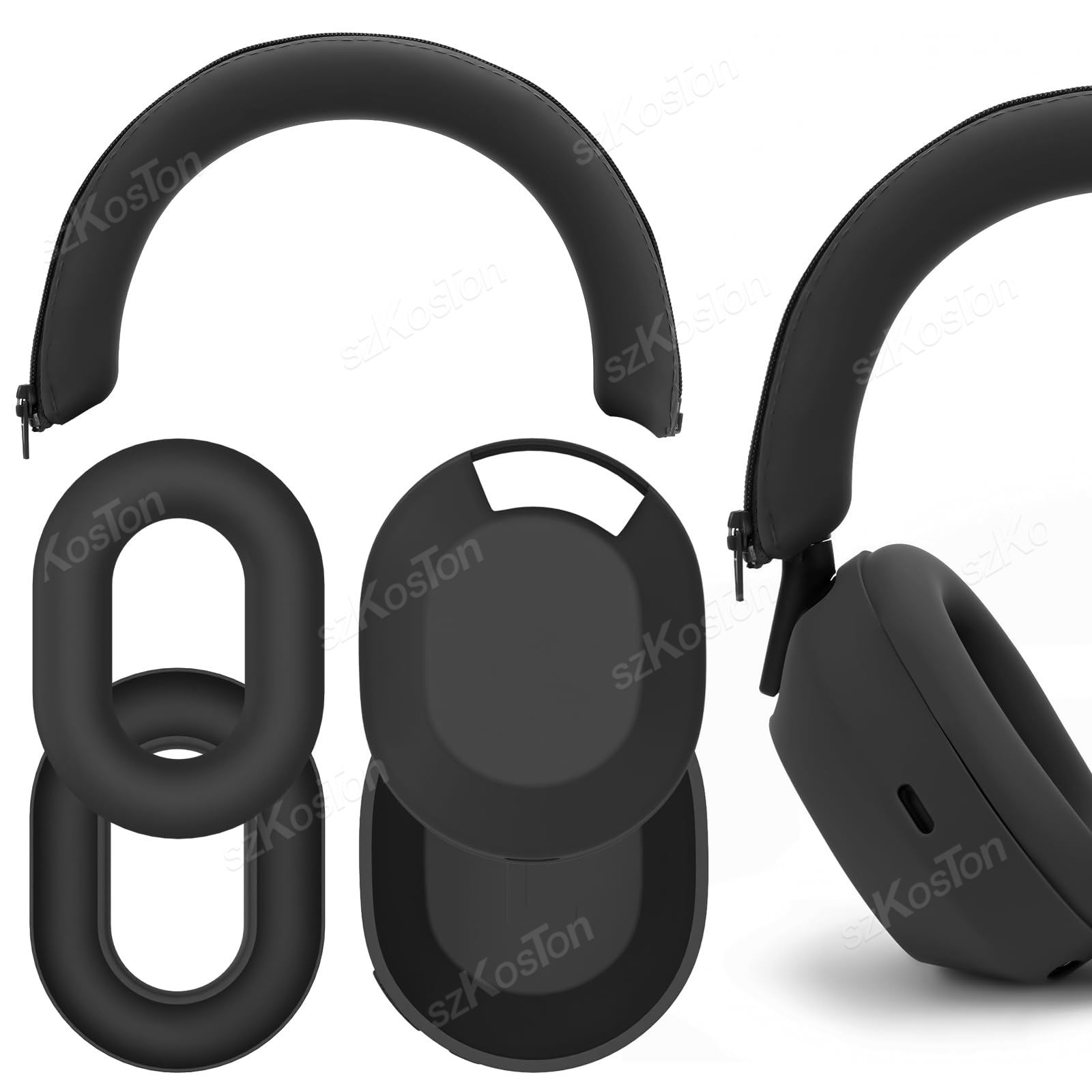 3-in-1 Silicone Protective Cas - Sony Headphone Wh-1000Xm5 评论和价格