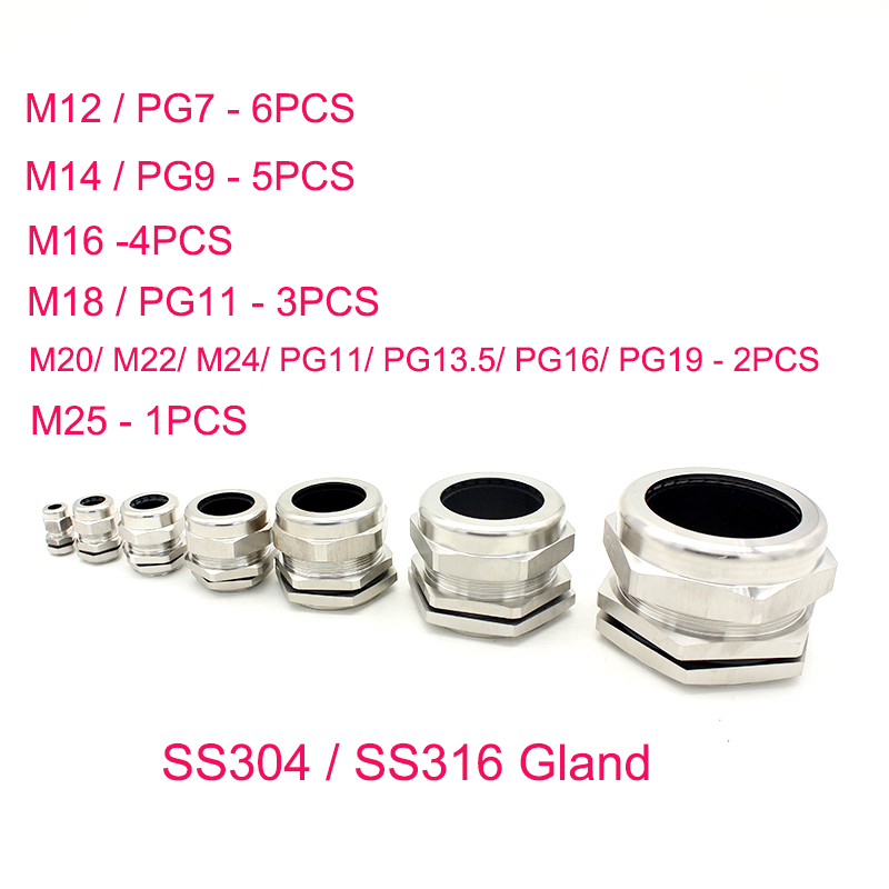 Stainless Steel Cable Gland SS - Stainless Wire Ss316 评论和价格
