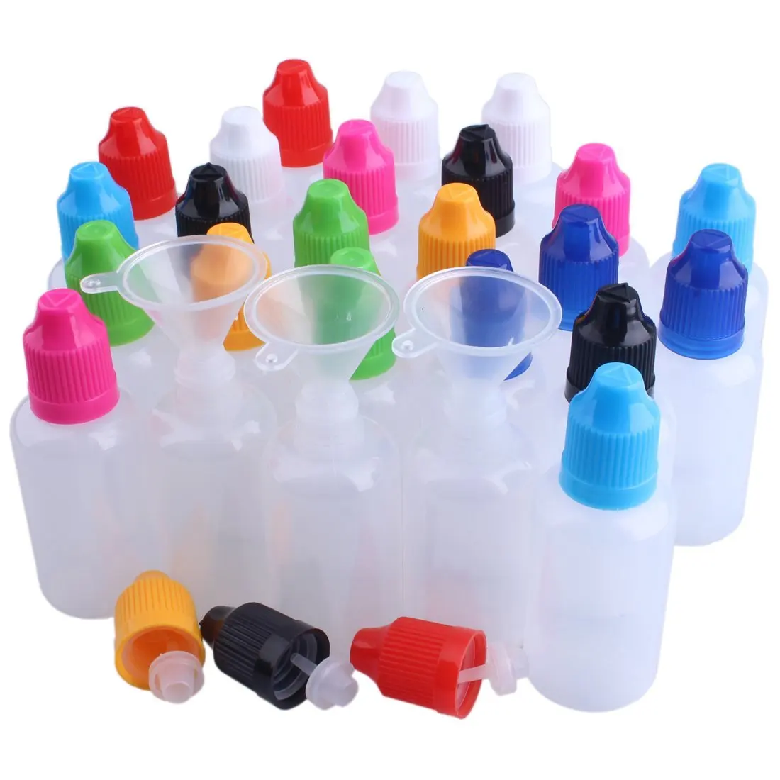 5PCS X 5ML-120ML Plastic Dropp - Juice Bottle Dropper 评论和价格