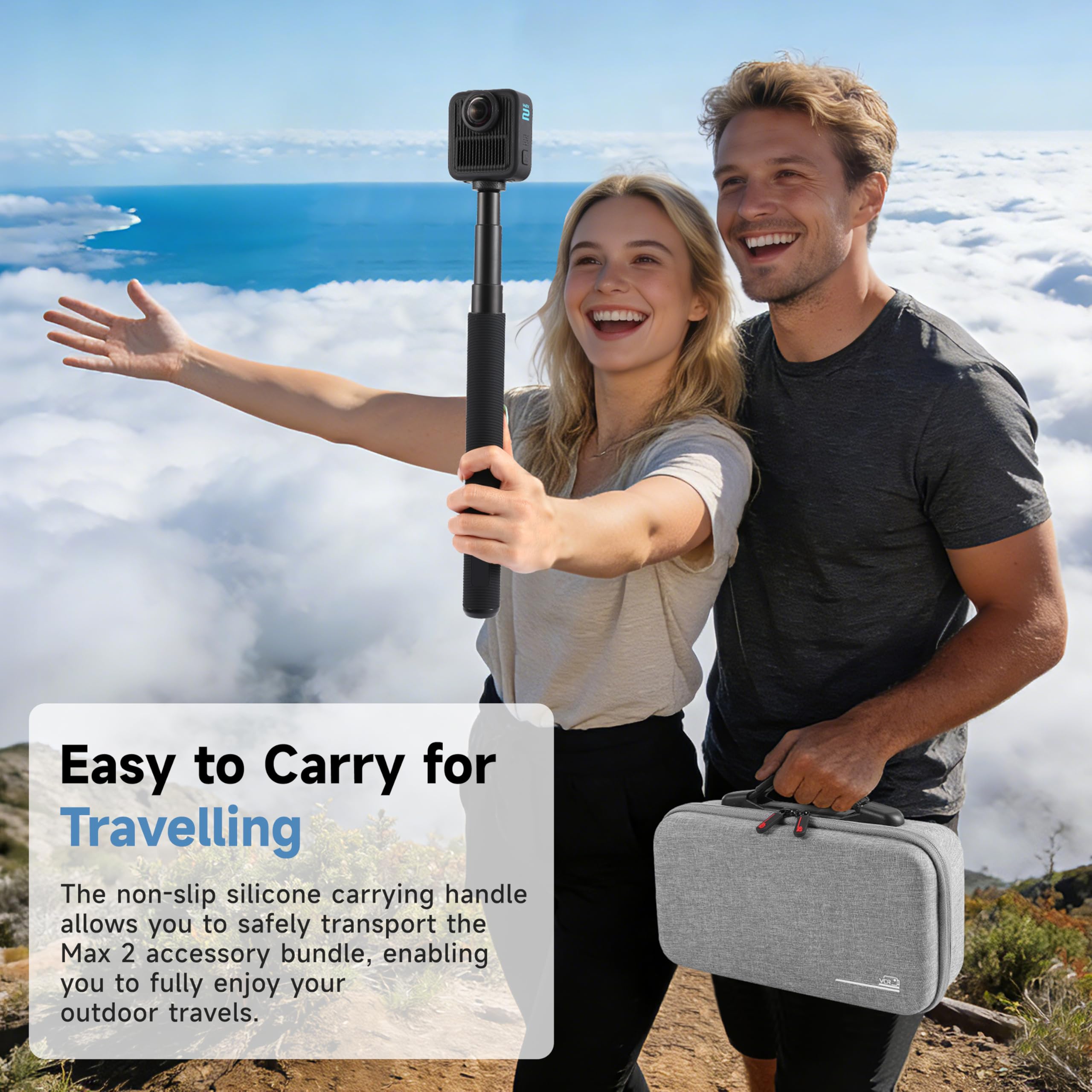 Carrying Case for Gopro Max 2  - Battery Case Storage 评论和价格