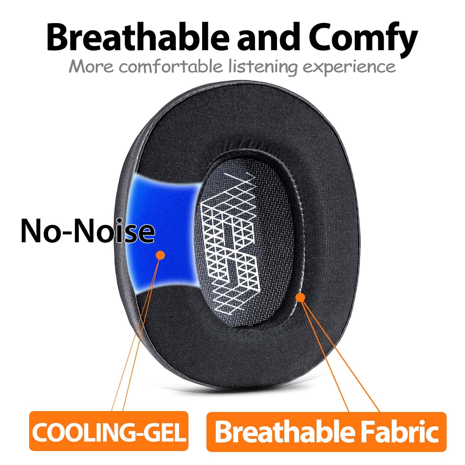 Cooling Gel Replacement Ear Cu - Sennheiser Headphone Momentum 4 评论和价格