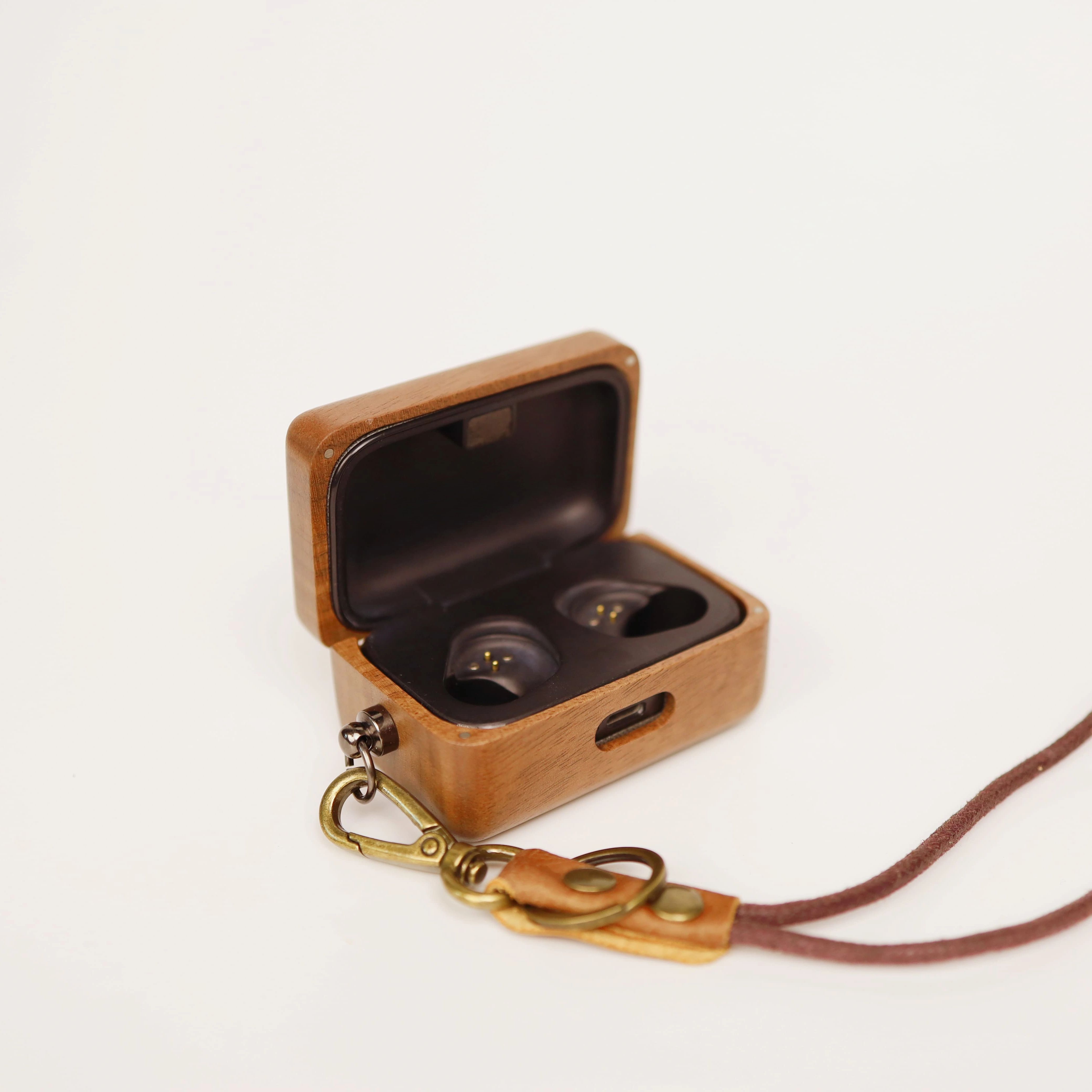 Walnut Solid Wood Case for Sen - Sennheiser Headphone Momentum 4 评论和价格