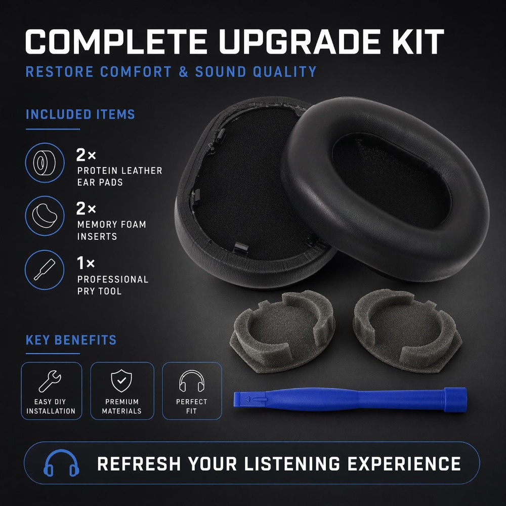 1Pair Replacement Earpads Cush - Sony Headphone Wh-1000Xm5 评论和价格