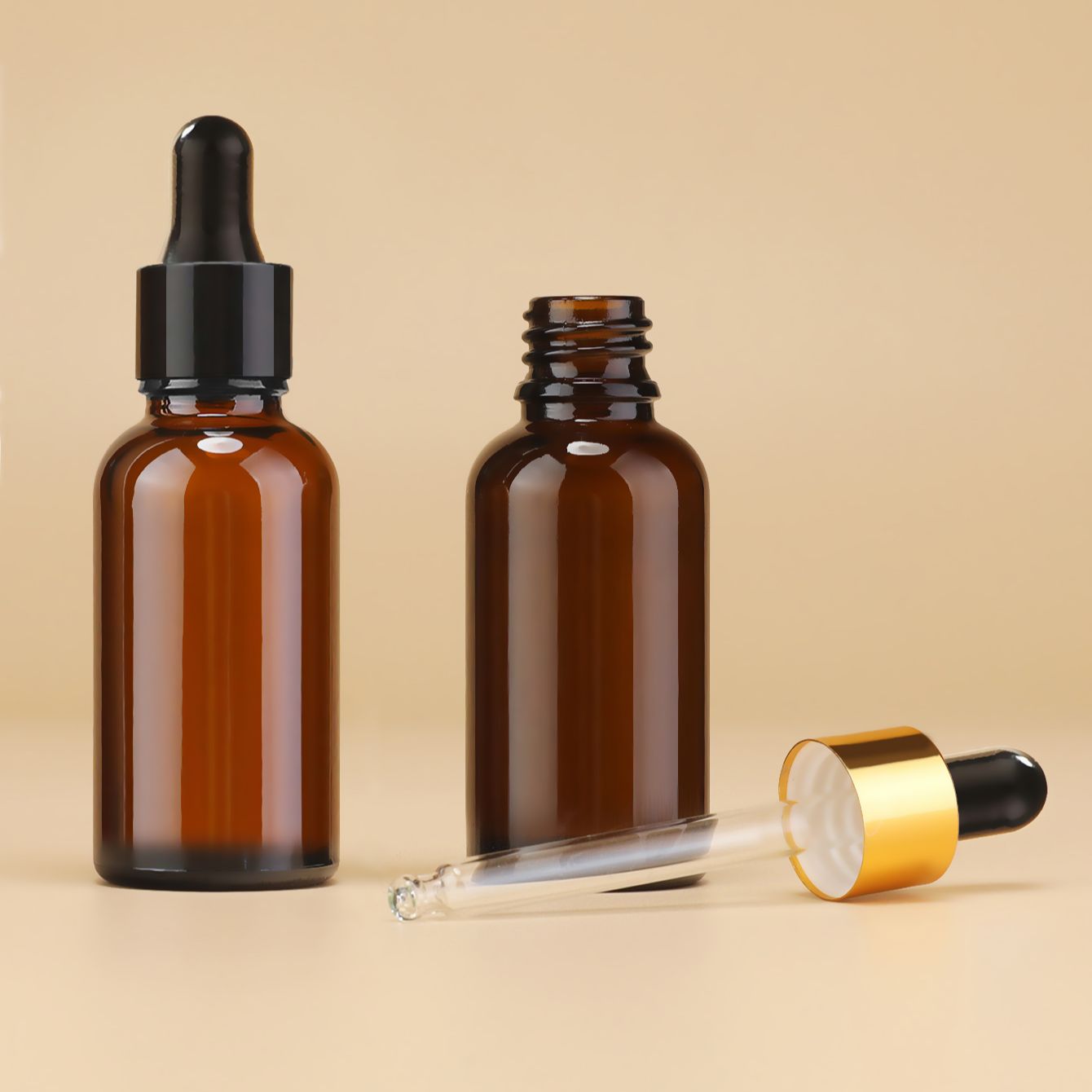 30ML amber glass dropper bottl - Juice Bottle Dropper 评论和价格