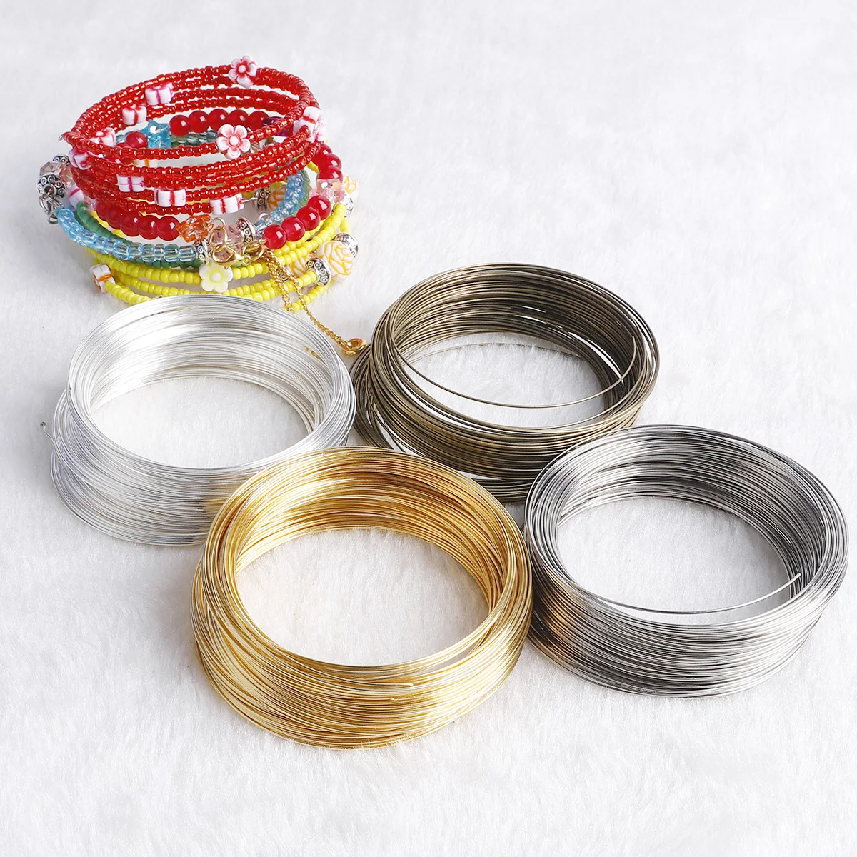 100Loops 0.6mm Memory Wire Bra - Coil Building Kit 评论和价格