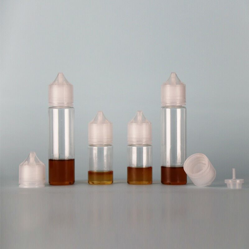5pcs 30ml/60ml/100ml/120ml Pla - Juice Bottle Dropper 评论和价格