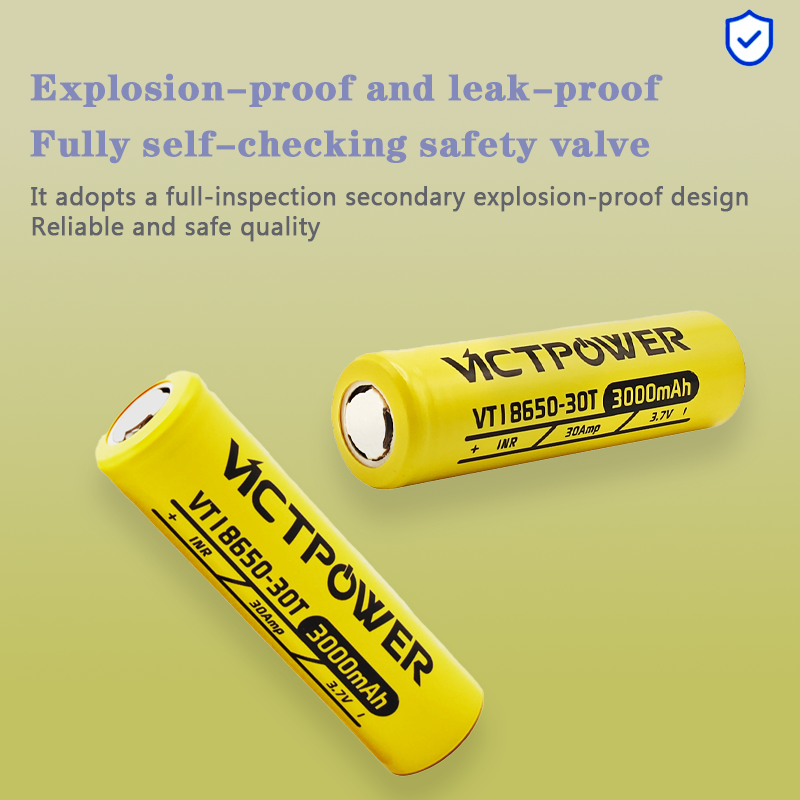 30A Continuous Drain Vicpower  - Vape Battery 18650 评论和价格