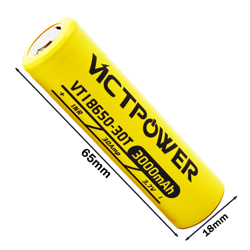 30A Continuous Drain Vicpower  - Vape Battery 18650 评论和价格