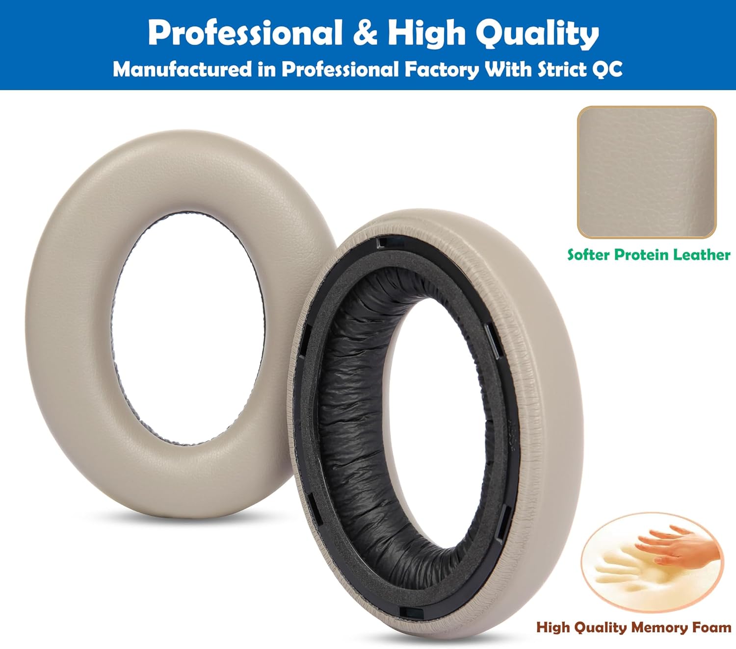 Soft pro Earpads Cushion Handb - Sennheiser Headphone Momentum 4 评论和价格