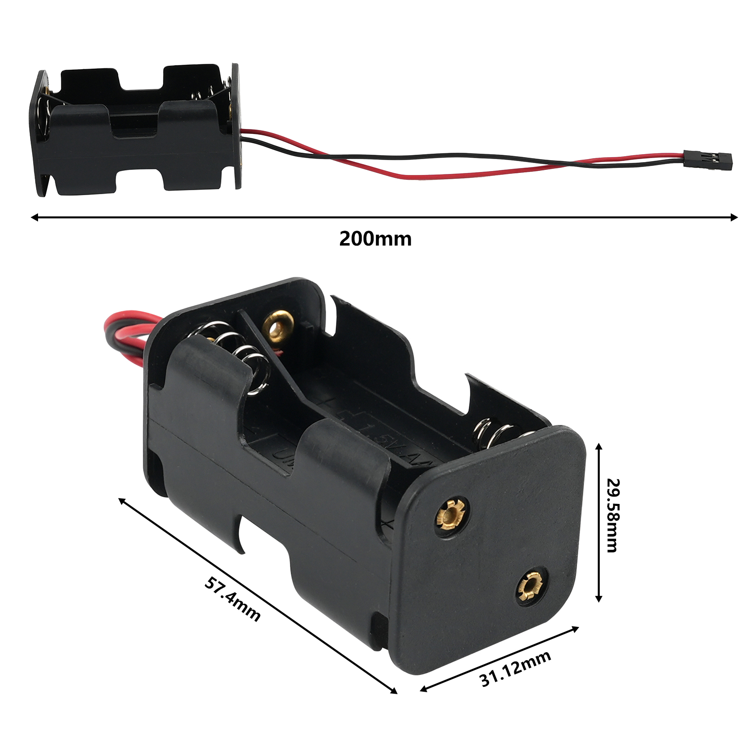 RCmall 3CH ESC Servo Tester G. - Battery Case Storage 评论和价格