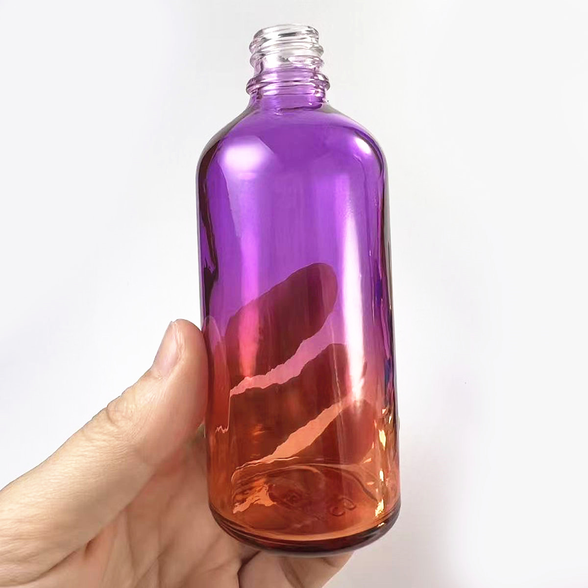 1X 3x 100ml Gradient Color Gla - Juice Bottle Dropper 评论和价格