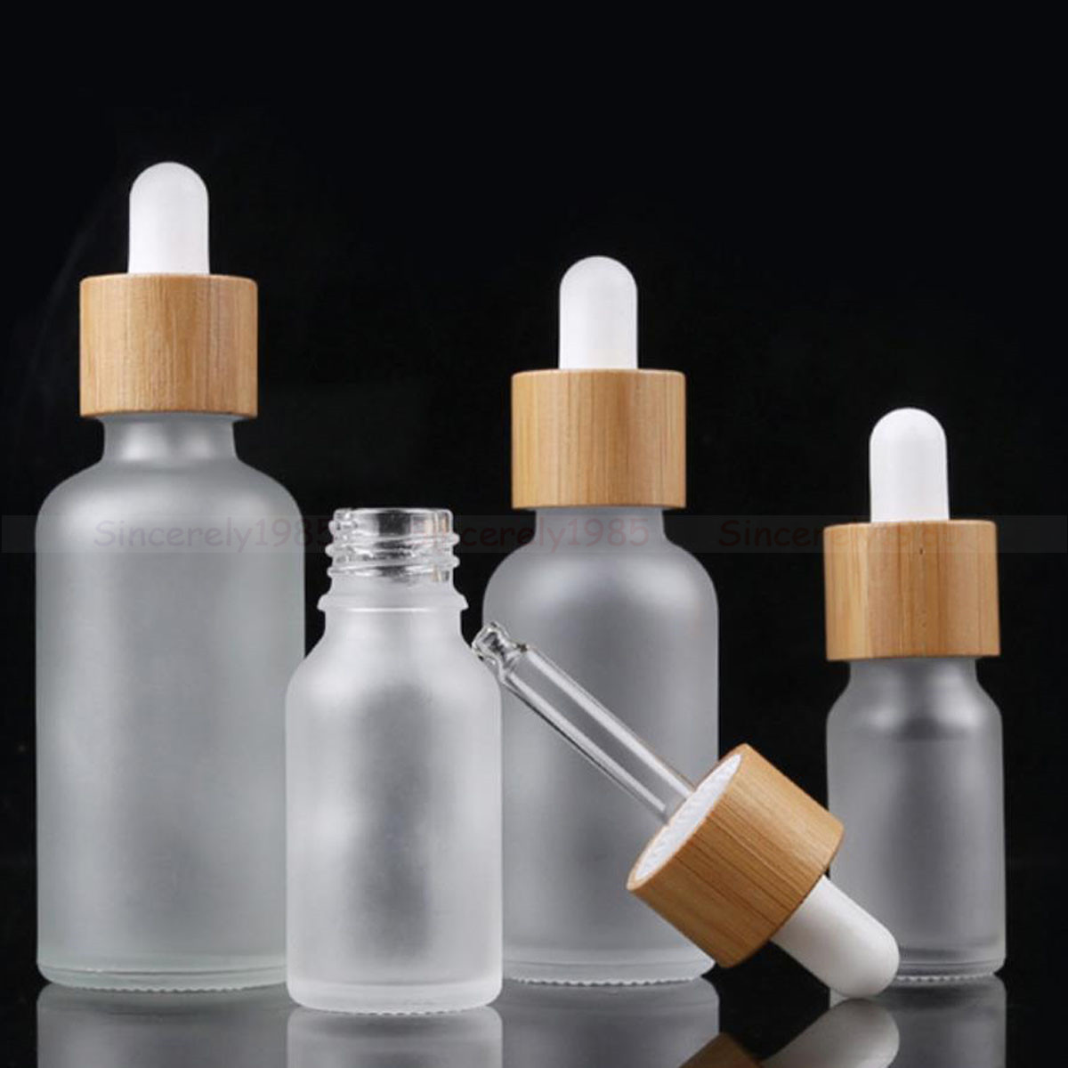5X 10X Frosted Clear White Gla - Juice Bottle Dropper 评论和价格