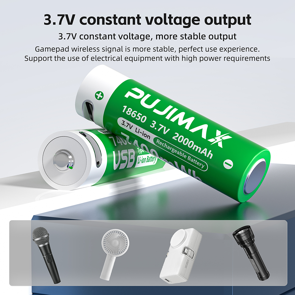 PUJIMAX 1-24pcs 18650 Battery  - Vape Battery 18650 评论和价格