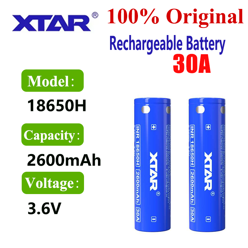 Original XTAR 18650 2600mah Ba - Vape Battery 18650 评论和价格