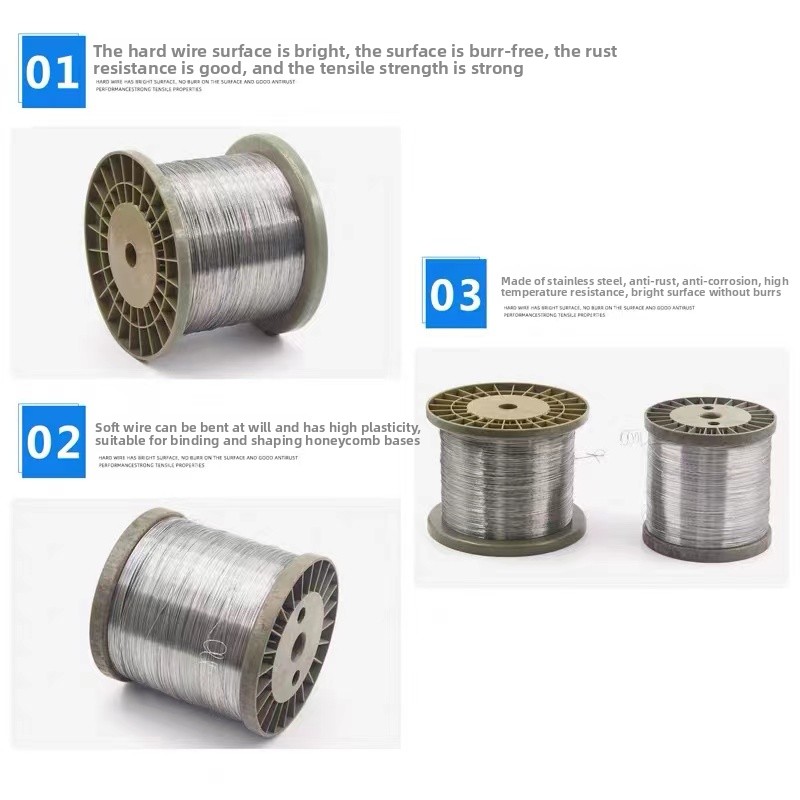 100m/lot 0.1mm 0.2mm 0.3mm 0.4 - Stainless Wire Ss316 评论和价格