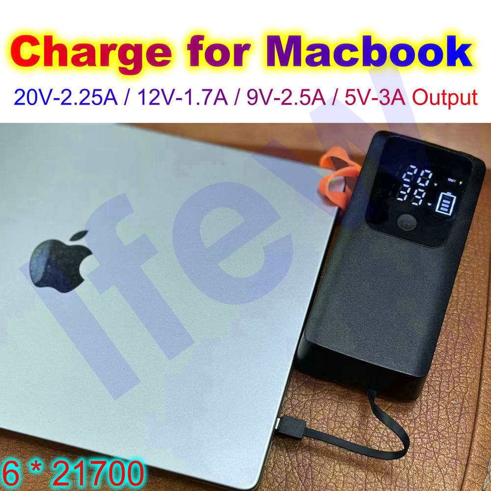 45W Power Bank Shell 21700 Bat - Battery Case Storage 评论和价格