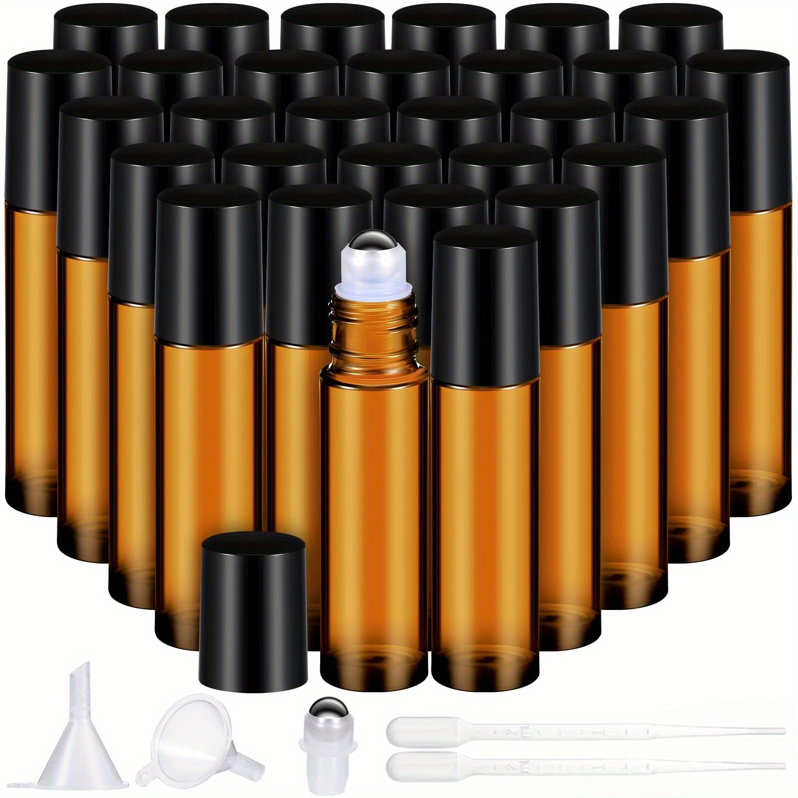 8/30pcs Glass Roll on Bottle 1 - Juice Bottle Dropper 评论和价格