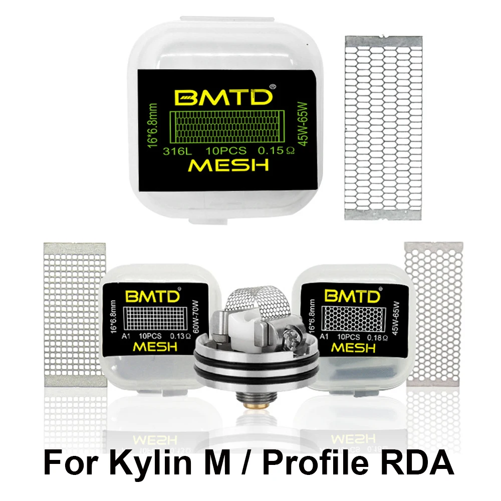10pcs/box BMTD PreBuilt Coils  - Stainless Wire Ss316 评论和价格