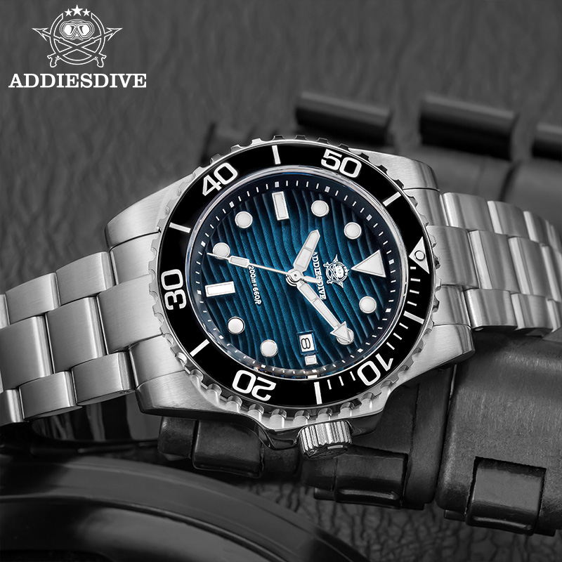 ADDIESDIVE Men's 2115 Quartz W - Battery Case Storage 评论和价格